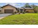 Charming single-Gathering home with well-manicured lawn and attached two-car garage at 854 Village Way, Palm Harbor, FL 34683
