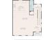 Detailed second floor plan showcasing the layout of the floor, including room dimensions, a living room, and kitchen at 904 Villa Venicia Way, Tampa, FL 33606