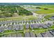 Shot of community homes close to schools with solar panels and well-kept yards at 9324 Rally Spring Loop, Wesley Chapel, FL 33545