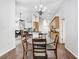 Open concept dining area that connects to the kitchen at 10231 Millport Dr, Tampa, FL 33626