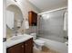 Bright bathroom with shower, vanity, and ample storage at 20039 Heritage Point Dr, Tampa, FL 33647