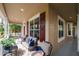 Charming front porch with seating and attractive exterior design at 20039 Heritage Point Dr, Tampa, FL 33647