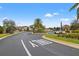 Gated community entrance with lush landscaping and well-maintained roads at 32122 Wenlock Loop, Wesley Chapel, FL 33543