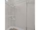 Walk-in closet with shelving and hanging rods for ample storage at 330 Palm Ne Is, Clearwater Beach, FL 33767