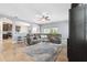 Inviting living room with comfortable seating and open access to the kitchen area at 4717 W Lawn Ave, Tampa, FL 33611