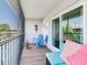 Relaxing balcony with outdoor seating and peaceful views at 521 Pinellas Bayway S # 301, St Petersburg, FL 33715