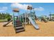 Fun-filled community playground with slides and climbing structures, creating a safe and engaging environment at 6398 Bar S Bar Trl, Zephyrhills, FL 33541