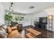 Bright living room with hardwood floors, natural light, and a relaxing seating arrangement at 1150 Grand Blvd, Holiday, FL 34690