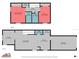 Detailed floor plan layout showcasing room dimensions and overall property design at 12307 Villager Ct, Tampa, FL 33625