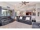 This open-concept living room is perfect for entertaining at 12309 Creek Edge Dr, Riverview, FL 33579