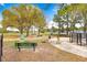 A dog park featuring benches, obstacles, and a washing station for furry friends to enjoy and stay clean at 13523 Prestwick Dr, Riverview, FL 33579