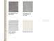 Selection of interior materials, including carpet, tile, quartz pebble and cabinets at 13556 Tropical Breeze Way, Hudson, FL 34669