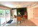 Cozy breakfast nook with a sliding glass door to the backyard at 17933 Eagle Ln, Lutz, FL 33558