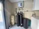 The garage includes state of the art water filtration system with well-maintained mechanics at 17933 Eagle Ln, Lutz, FL 33558