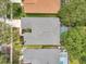 Aerial view of a home featuring a swimming pool in the backyard at 19156 Dove Creek Dr, Tampa, FL 33647