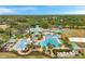 Extensive community pool area, with slides and plenty of room for recreation at 19156 Dove Creek Dr, Tampa, FL 33647