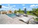 Stunning pool with spa, and sauna in a backyard oasis provides a relaxing retreat at 21648 Snowy Orchid Ter, Land O Lakes, FL 34637