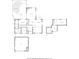 Detailed floor plan showcasing the layout of the home's rooms, including the living spaces and bedrooms at 2287 Demaret Dr, Dunedin, FL 34698