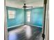 Bright bedroom with natural light and stylish flooring at 2841 S Cranberry Blvd, North Port, FL 34286