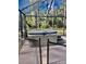 Relaxing hot tub enclosed in a screened lanai at 2841 S Cranberry Blvd, North Port, FL 34286