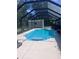 Inviting screened pool for a relaxing swim and outdoor enjoyment at 2841 S Cranberry Blvd, North Port, FL 34286