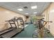 Well-equipped gym featuring treadmills, exercise bikes, and weight machines for a comprehensive workout experience at 30 Turner St # 704, Clearwater, FL 33756