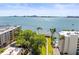 Expansive waterfront view from condo showcasing the sparkling blue ocean and surrounding cityscape at 30 Turner St # 704, Clearwater, FL 33756