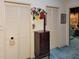 Hallway features access to multiple closets and storage space at 3200 Sandy Ridge Dr, Clearwater, FL 33761