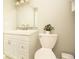 Clean and bright bathroom with a modern vanity and neutral color scheme at 3951 72Nd N St, St Petersburg, FL 33709