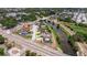Aerial view of home near a river, showcasing its location and neighborhood at 4555 Hannah Ln, St Petersburg, FL 33709