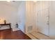 Inviting foyer featuring tile flooring and a convenient coat closet at 4555 Hannah Ln, St Petersburg, FL 33709