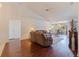Spacious living room with hardwood floors and comfortable seating at 4555 Hannah Ln, St Petersburg, FL 33709