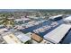 Stunning aerial view of waterfront condos with private docks, pool, and boat storage in a desirable coastal location at 4908 38Th S Way # 206, St Petersburg, FL 33711