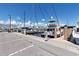 View of the boat docks and slips available to the residence of the community at 4908 38Th S Way # 206, St Petersburg, FL 33711