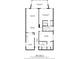 Detailed floor plan of the home, showcasing layout of rooms and square footage at 4908 38Th S Way # 206, St Petersburg, FL 33711