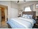 Comfortable bedroom with nice furnishings, closet and modern color palette creating a relaxing and inviting space at 5205 98Th N Ter, Pinellas Park, FL 33782