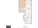 Detailed floor plan showing layout of rooms, dimensions, and square footage of a 917 Sq. Ft. home at 8 Glencoe Pl # 305, Dunedin, FL 34698