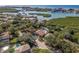 Beautiful aerial view of the property with a pool and the nearby intercoastal waterway at 8240 144Th Ln, Seminole, FL 33776
