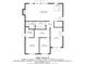 First floor plan with recreation room, foyer, and bedrooms measurements of a 3-story home at 8240 144Th Ln, Seminole, FL 33776
