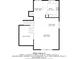 Second floor plan with kitchen, dining, and living room measurements of a 3-story home at 8240 144Th Ln, Seminole, FL 33776