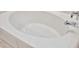 Close up of the bathtub and faucet showing how clean the tub is at 10819 Newbridge Dr, Riverview, FL 33579