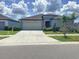 Charming single-story home featuring a neutral color palette, a two-car garage, and well-maintained landscaping at 11524 Sage Canyon Dr, Riverview, FL 33578