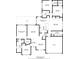 Detailed floor plan showcasing the layout of the 2201 sq ft home at 1599 Mcauliffe Ln, Palm Harbor, FL 34683