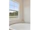 A soaking tub sits next to a large window, providing excellent natural light at 174 Hidden Estates Ct, Brandon, FL 33511