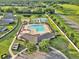 Amazing community pool with tennis and basketball courts offers residents many options at 17845 Cortes Creek Blvd, Spring Hill, FL 34610