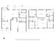Detailed floor plan showcasing the layout of the home, including bedrooms, bathrooms, and living spaces at 17845 Cortes Creek Blvd, Spring Hill, FL 34610