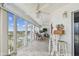 Large balcony is perfect for dining and relaxing with ocean and city views at 17980 Gulf Blvd # 505, Redington Shores, FL 33708