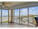 Spacious tiled balcony showcases panoramic ocean and beach views at 17980 Gulf Blvd # 505, Redington Shores, FL 33708