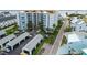 Condo complex near the beach features parking, landscaping, and balcony views at 17980 Gulf Blvd # 505, Redington Shores, FL 33708