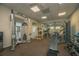 Well-equipped fitness center with a variety of exercise machines, offering residents a convenient and healthy lifestyle option at 19247 Otters Wick Way, Land O Lakes, FL 34638